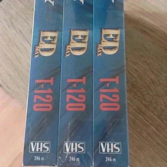 Sony 3-Pack ED Max T-120  6h VHS Sealed - Picture 3 of 5